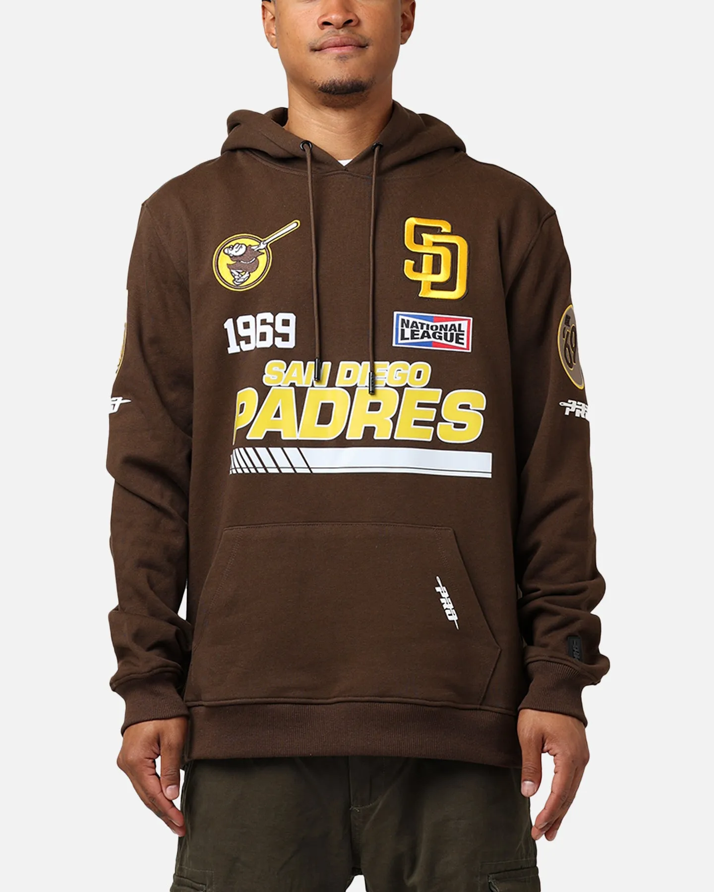 Pro Standard San Diego Padres Fast Lane Hoodie Brown sold by Culture Kings