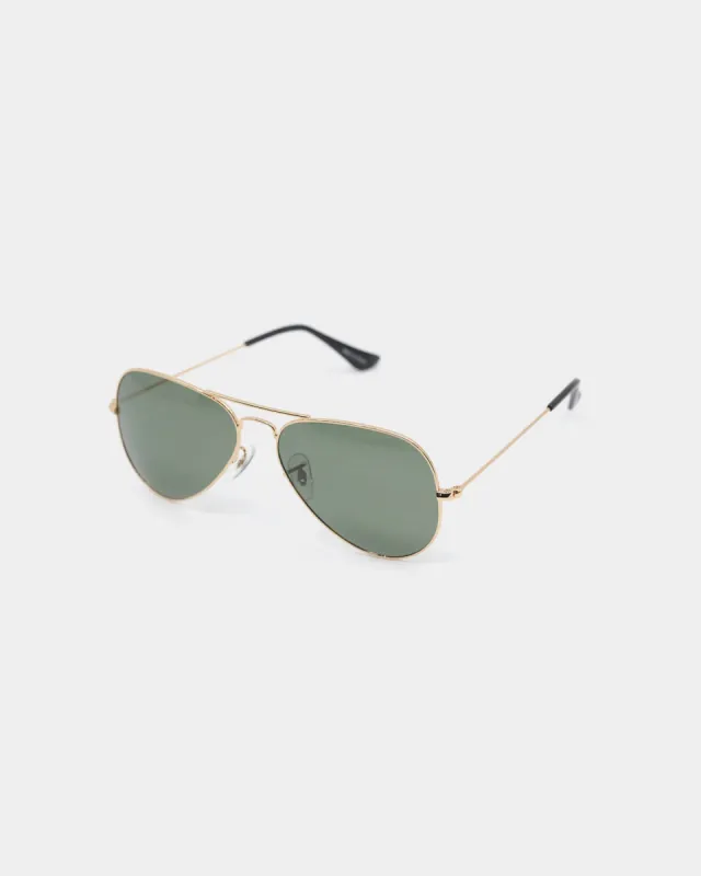 NUQE Men's Rolla Sunglasses Gold sold by Culture Kings