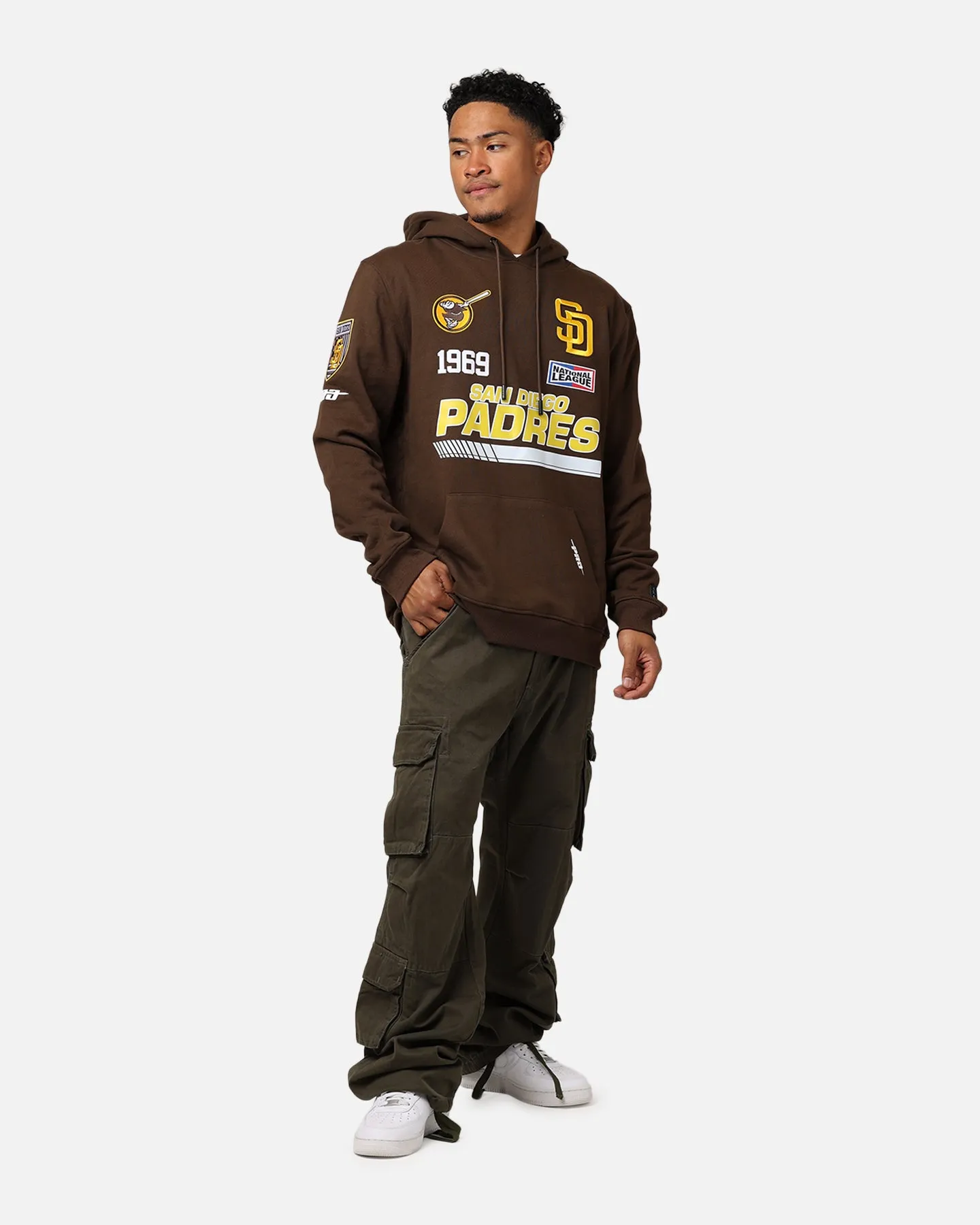 Pro Standard San Diego Padres Fast Lane Hoodie Brown sold by Culture Kings product image thumbnail 3