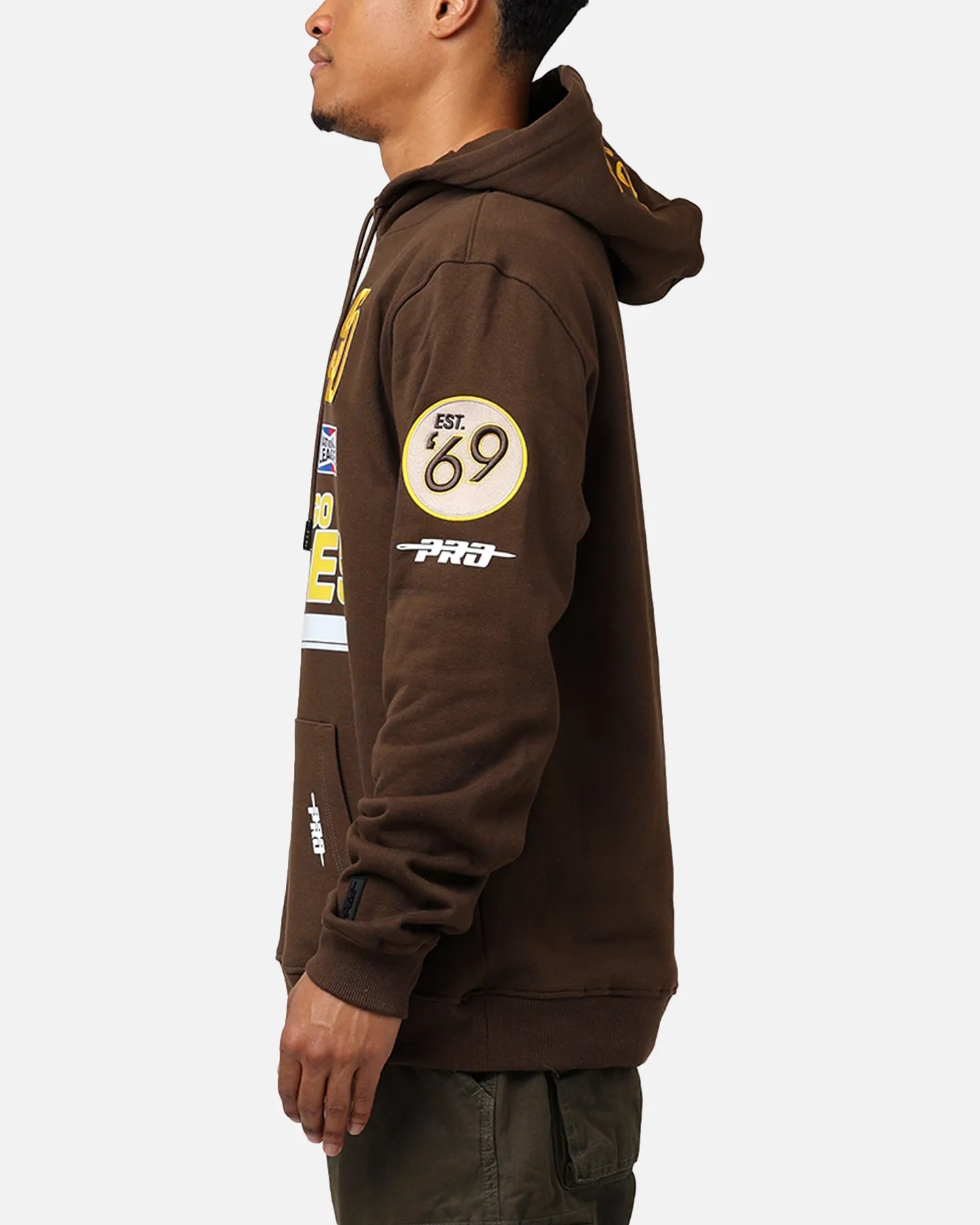 Pro Standard San Diego Padres Fast Lane Hoodie Brown sold by Culture Kings product image thumbnail 5