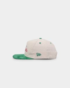 New Era South Sydney Rabbitohs 'NRL Retro Script Corduroy' Golfer Snapback Chrome White sold by Culture Kings