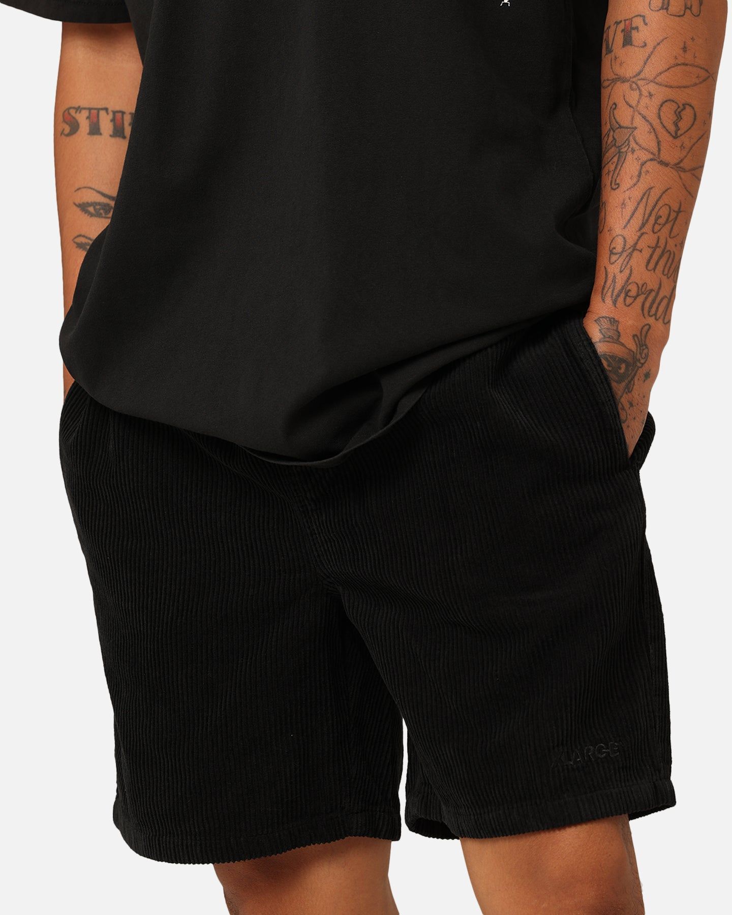 X-Large 91 Wide Corduroy Beach Shorts Pigment Black sold by Culture Kings product image thumbnail 4