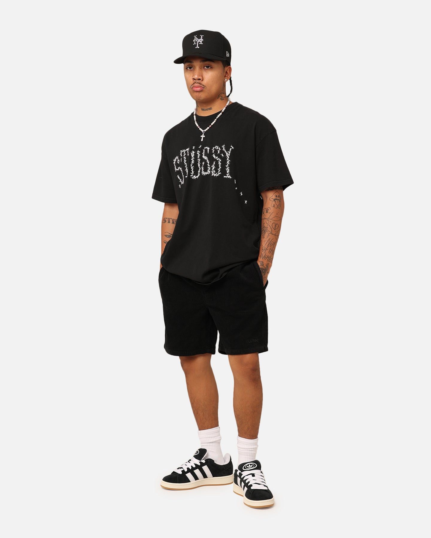 X-Large 91 Wide Corduroy Beach Shorts Pigment Black sold by Culture Kings product image thumbnail 2