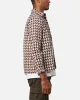 XXIII Jacquard Weave Shacket Brown/White sold by Culture Kings