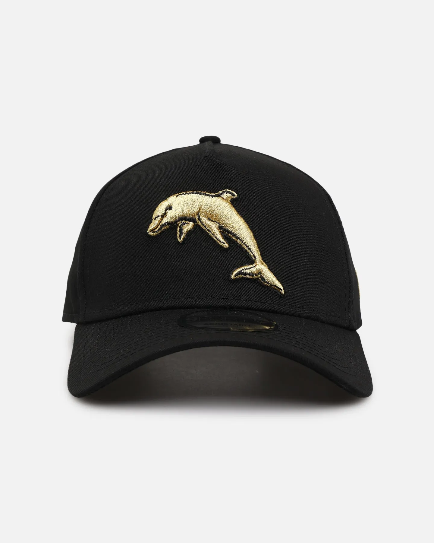 New Era Dolphins 9FORTY A-Frame Snapback Black/Gold sold by Culture Kings