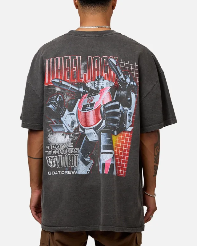 Goat Crew X Transformers Wheeljack T-Shirt Black Wash sold by Culture Kings