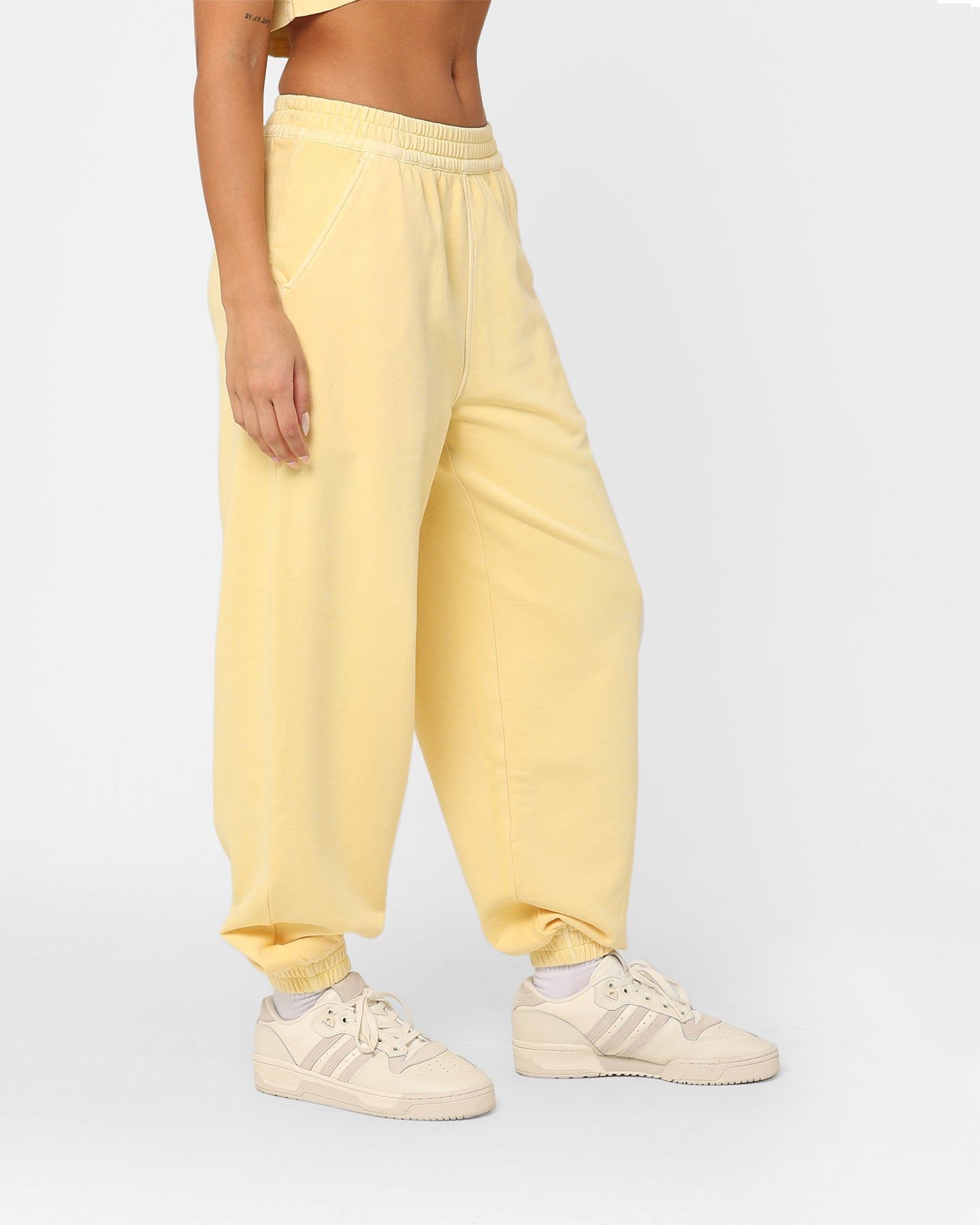 Adidas Women's Sweatpants Almost Yellow sold by Culture Kings product image thumbnail 5