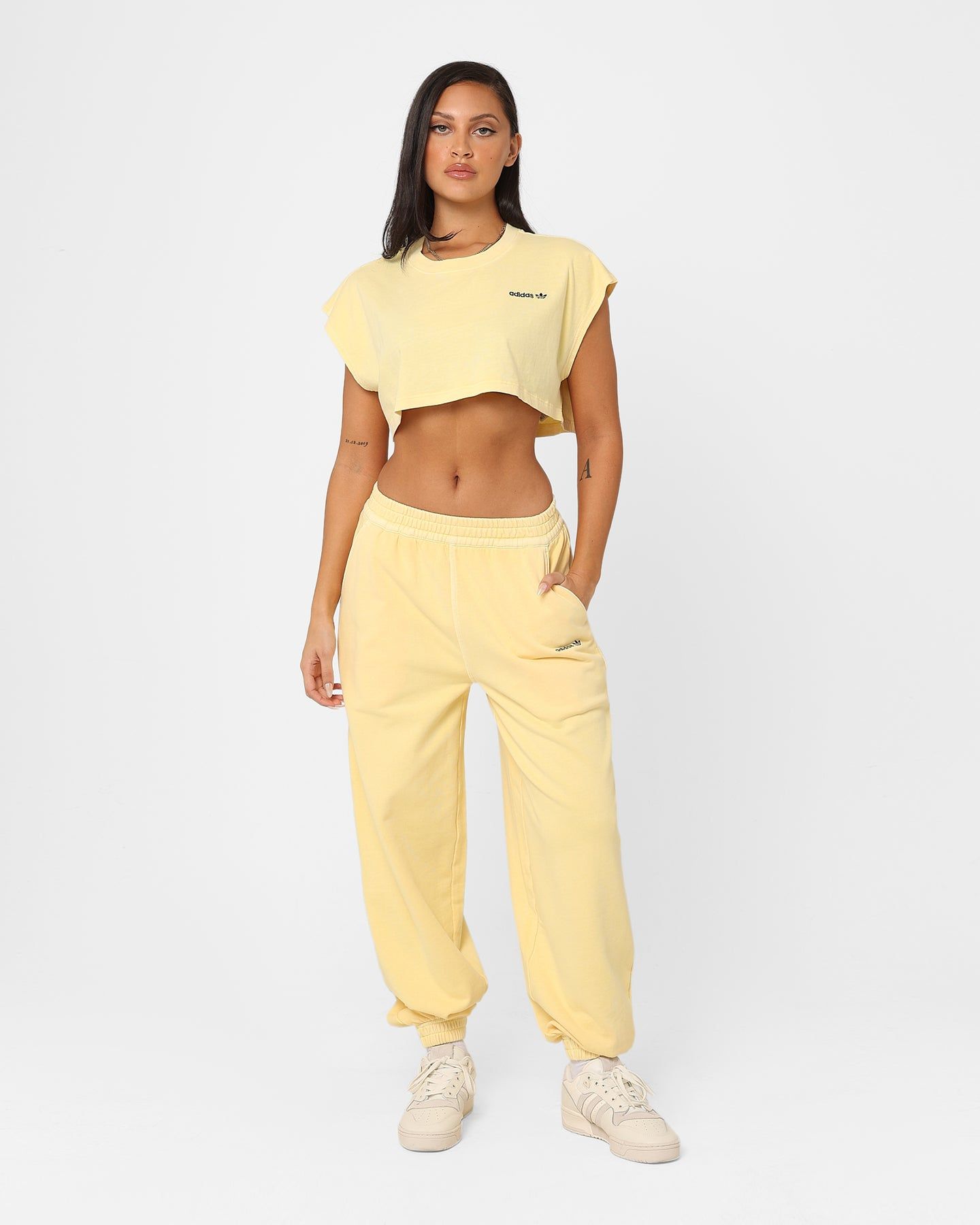 Adidas Women's Sweatpants Almost Yellow sold by Culture Kings product image thumbnail 2
