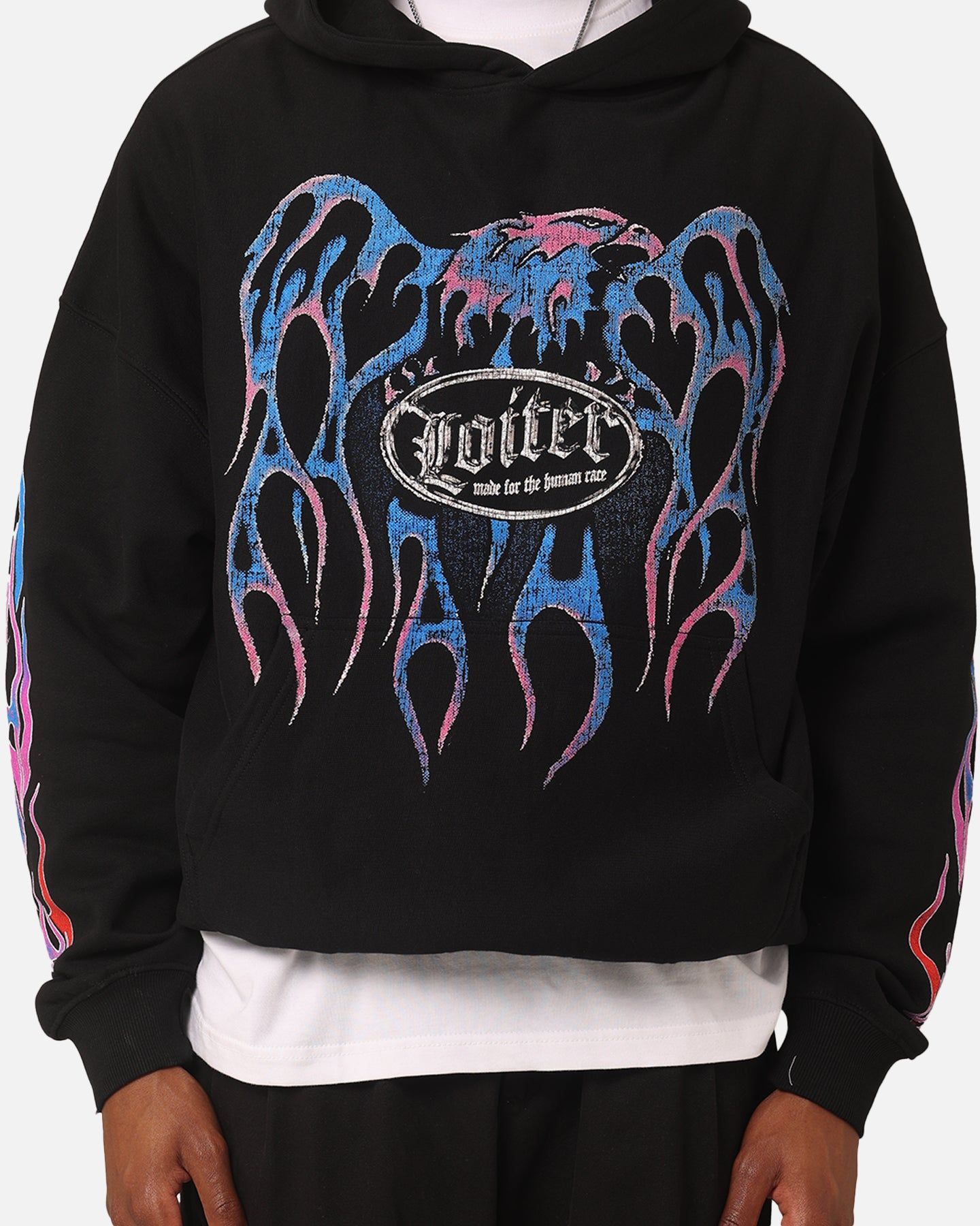 Loiter Rider Vintage Hoodie Black sold by Culture Kings product image thumbnail 4