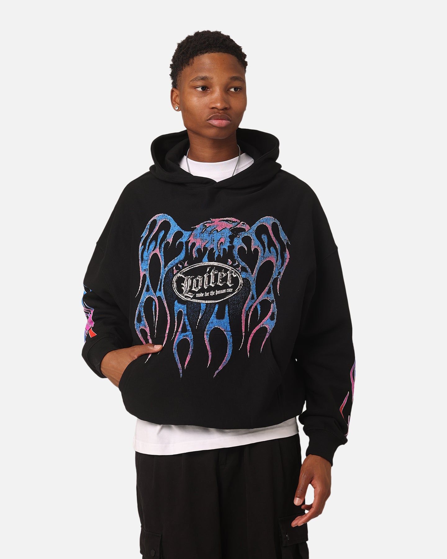 Loiter Rider Vintage Hoodie Black sold by Culture Kings