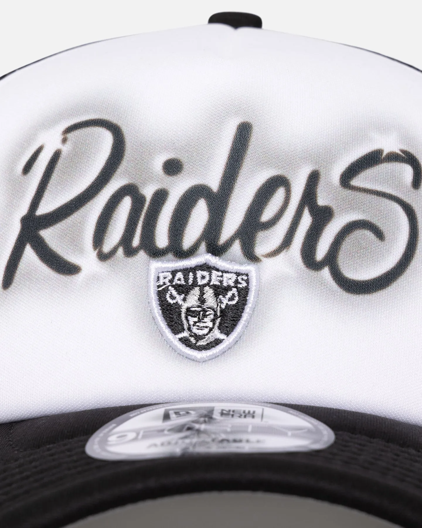 New Era Las Vegas Raiders 'Airbrush' 9FORTY A-Frame Trucker Snapback White/OTC sold by Culture Kings product image thumbnail 5
