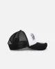 New Era Las Vegas Raiders 'Airbrush' 9FORTY A-Frame Trucker Snapback White/OTC sold by Culture Kings