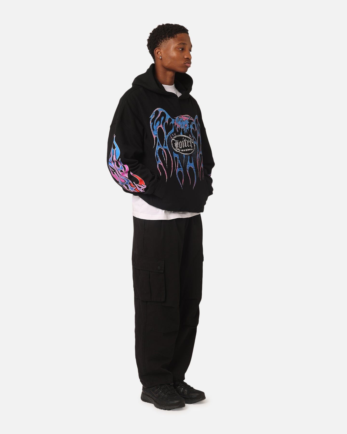 Loiter Rider Vintage Hoodie Black sold by Culture Kings product image thumbnail 3