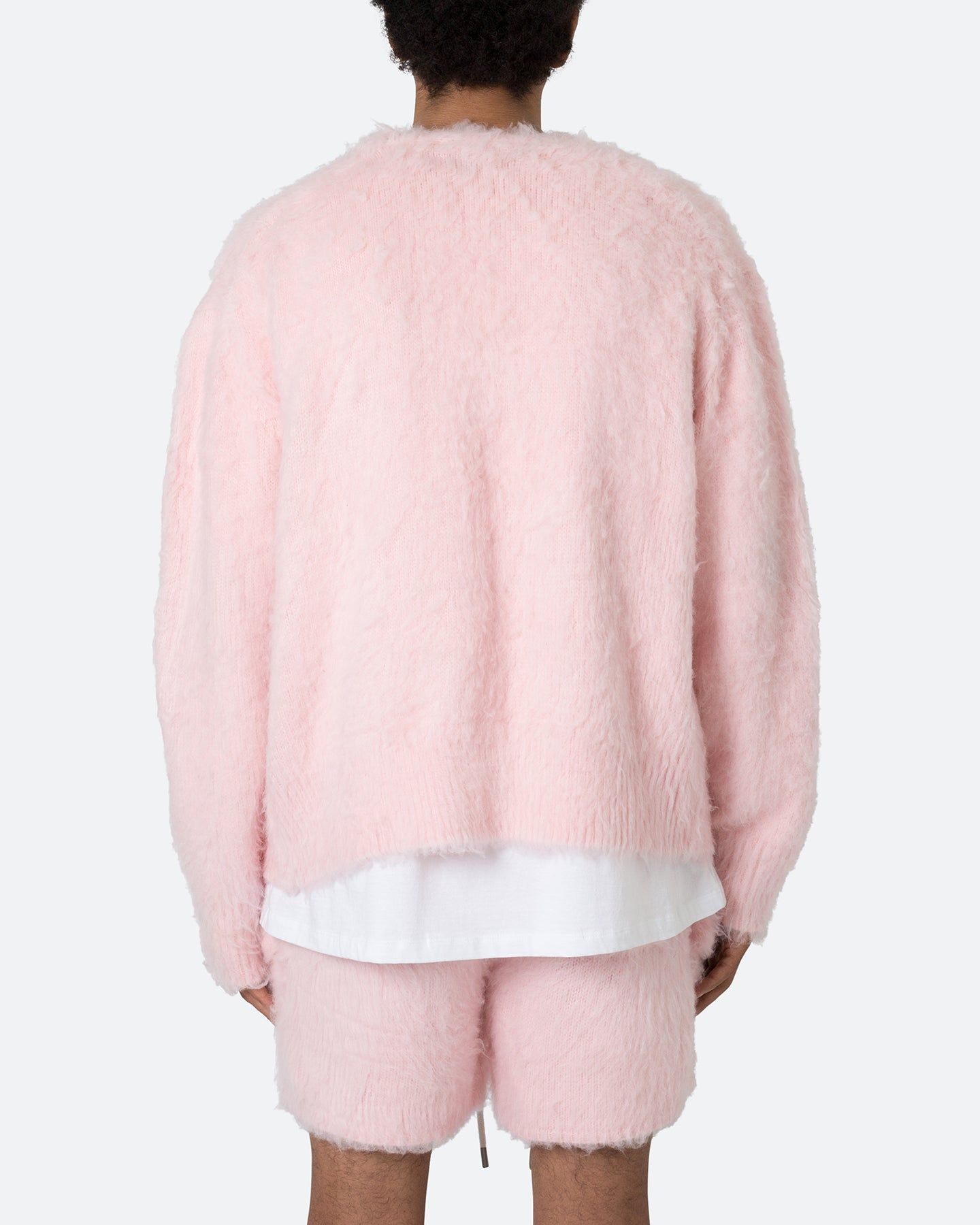 MNML Fuzzy Cardigan Sweater Pink sold by Culture Kings product image thumbnail 5