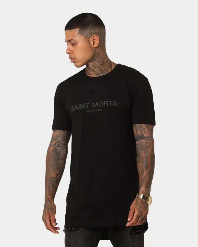 Saint Morta Homage Drop Tail T-Shirt Black sold by Culture Kings