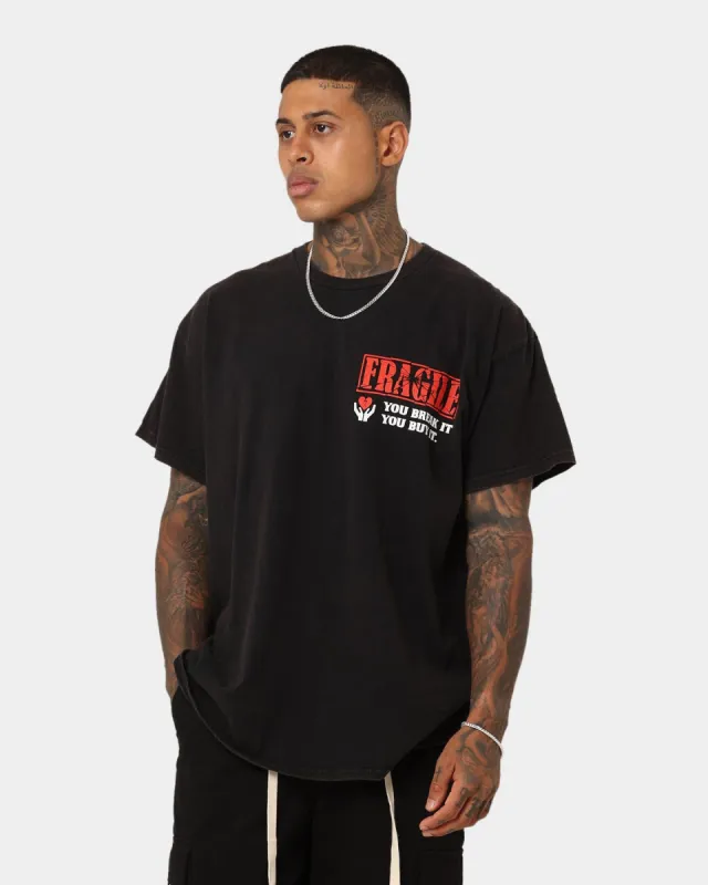 Goat Crew Removalist Vintage T-Shirt Black Wash sold by Culture Kings