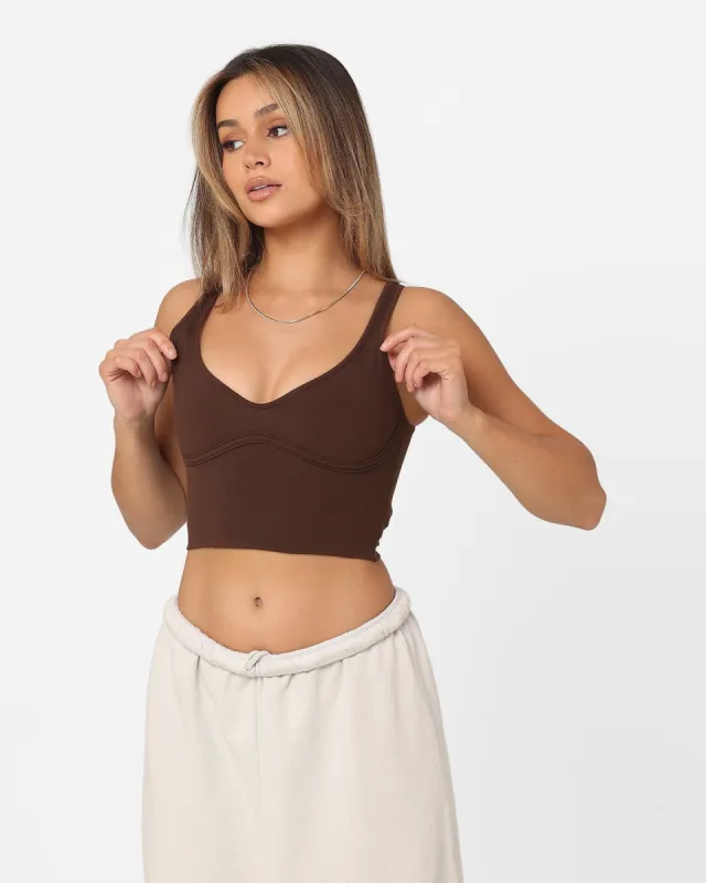 Joah Brown Women's Contour Crop Tank Top Umber sold by Culture Kings
