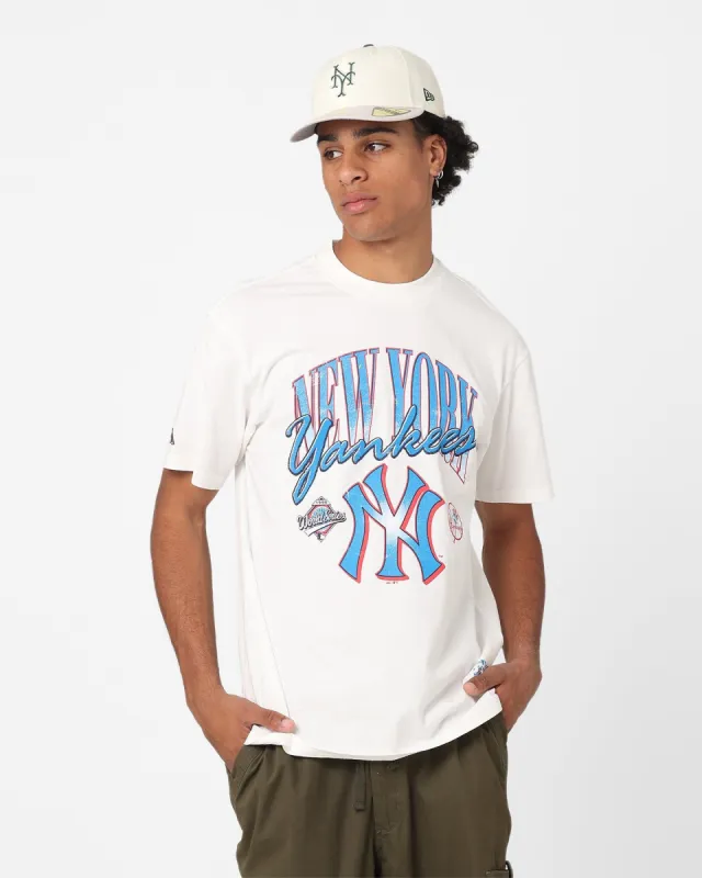 Majestic Athletic New York Yankees Script Arch T-Shirt Vintage White sold by Culture Kings