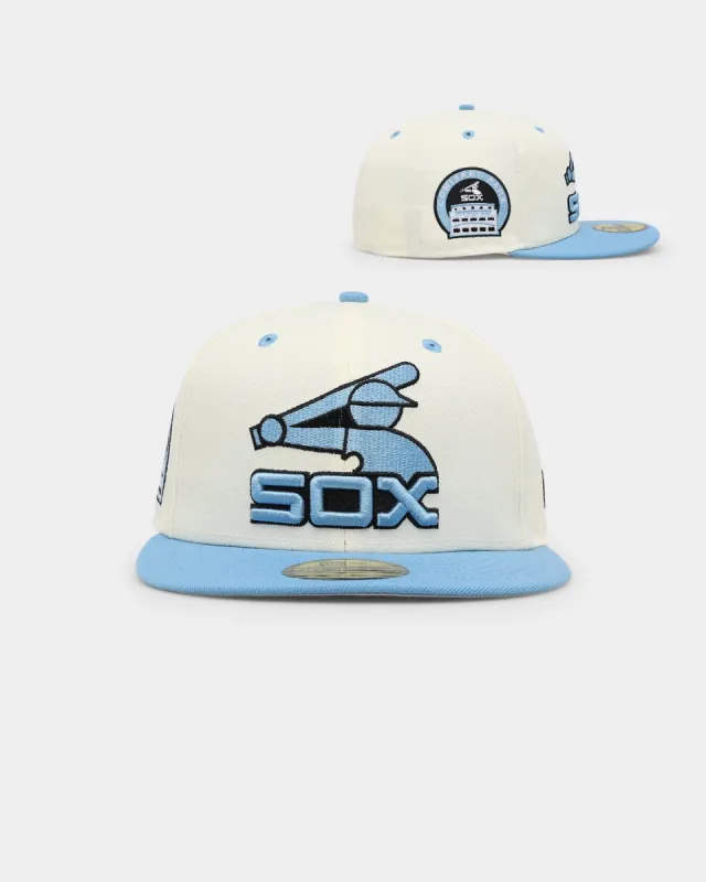 New Era Chicago White Sox 'Chrome University Blue' 59FIFTY Fitted White sold by Culture Kings