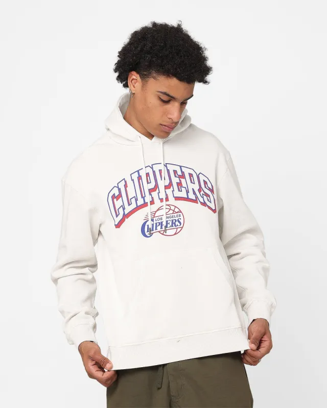 Mitchell & Ness Los Angeles Clippers Vintage Keyline Logo Hoodie Vintage White sold by Culture Kings
