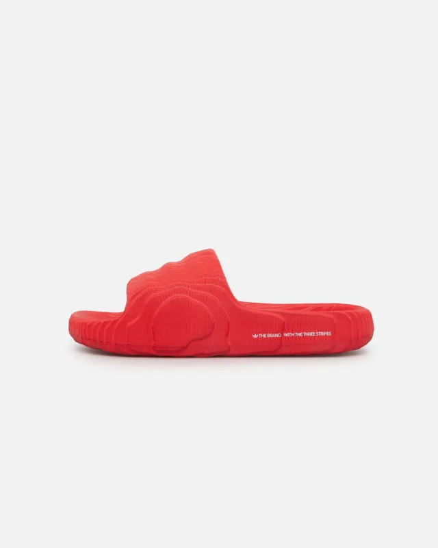 Adidas Adilette 22 Scarlet sold by Culture Kings