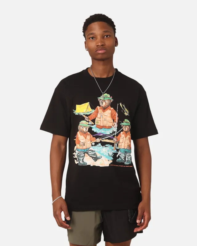Market Sportsman Bear T-Shirt Black sold by Culture Kings
