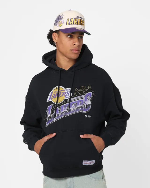 Mitchell & Ness Los Angeles Lakers Last Second Shot Hoodie Faded Black sold by Culture Kings