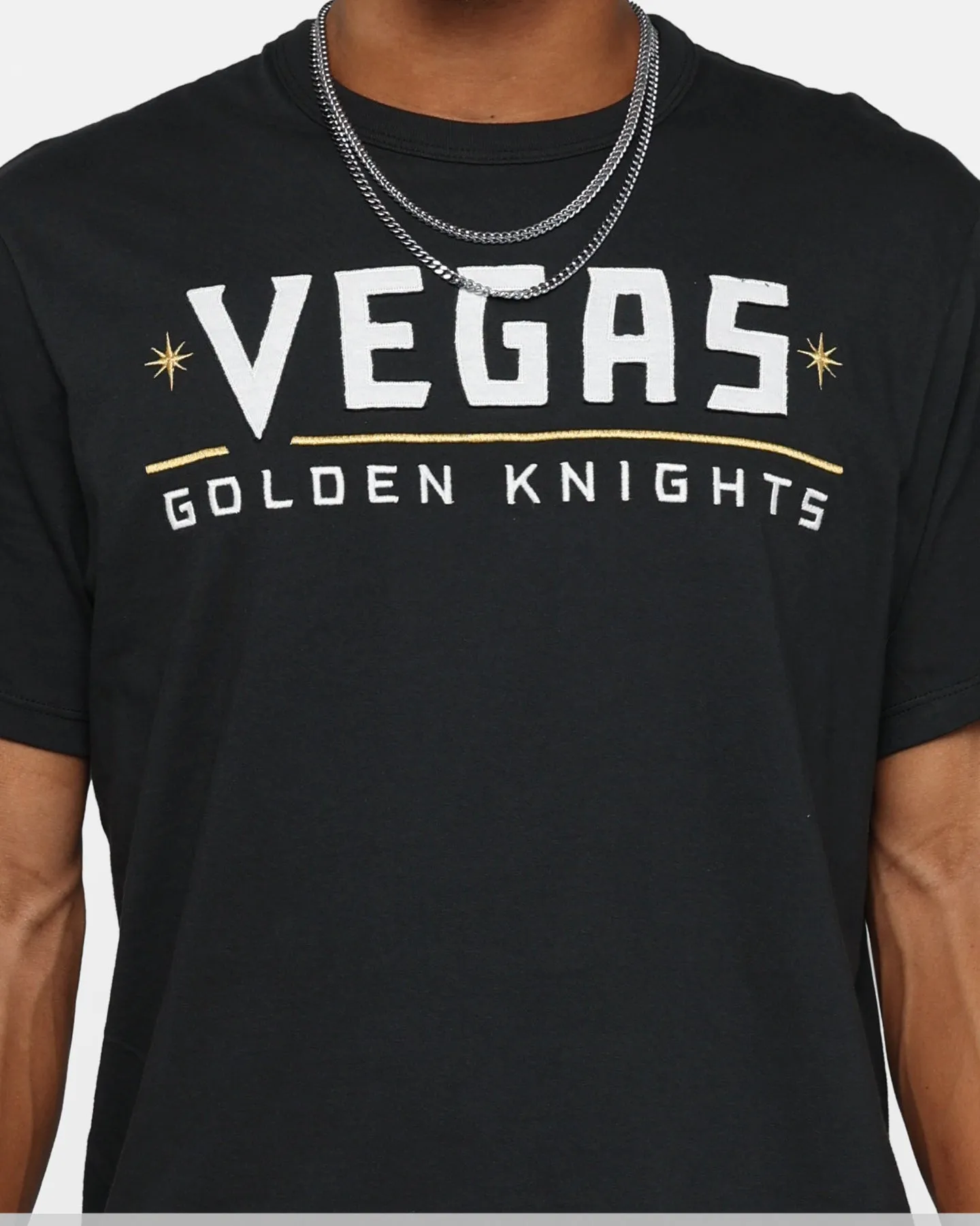 47 Brand Vegas Golden Knights Flint Black T-Shirt Black sold by Culture Kings product image thumbnail 3