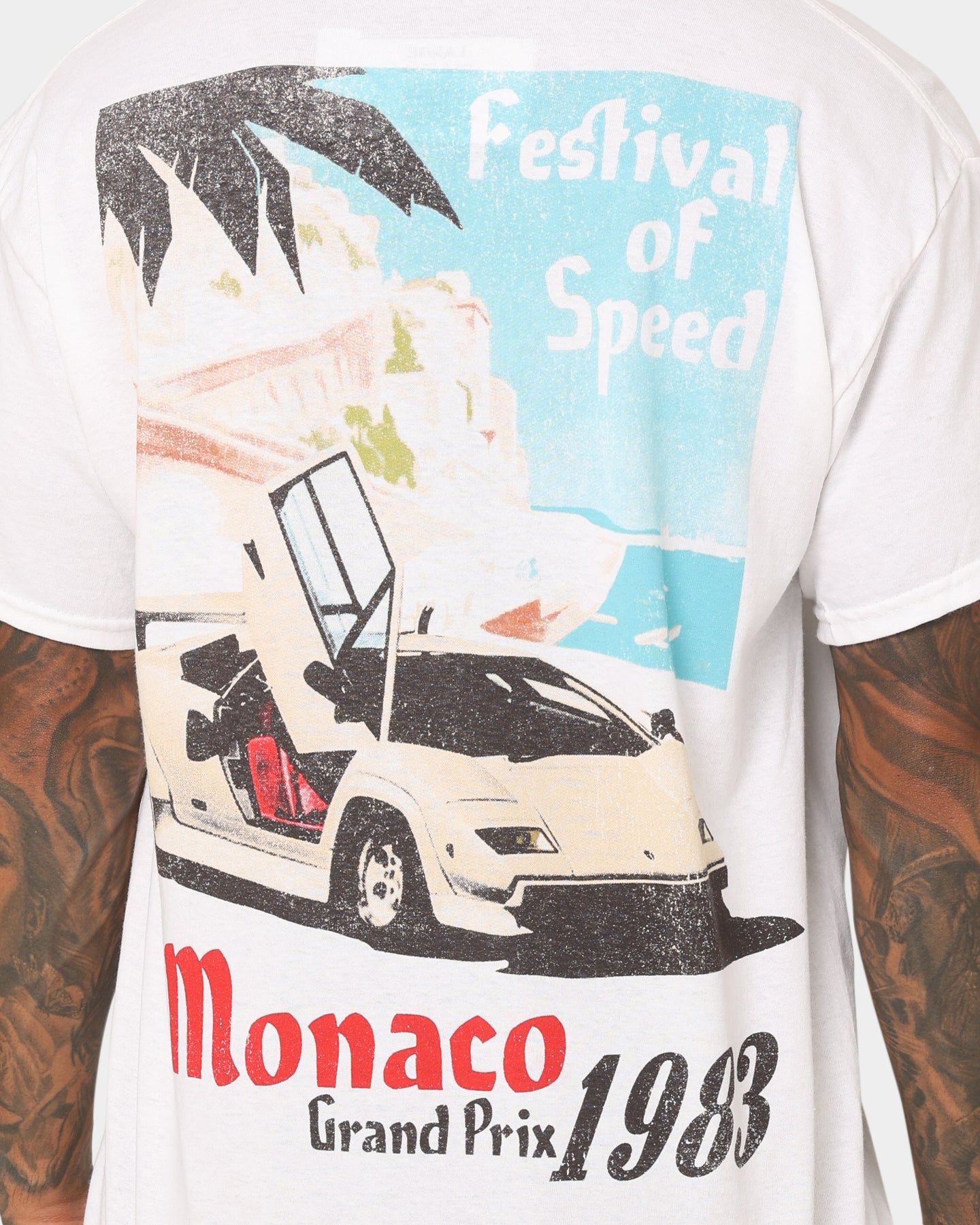 Goat Crew Monaco 1983 T-Shirt White sold by Culture Kings product image thumbnail 5