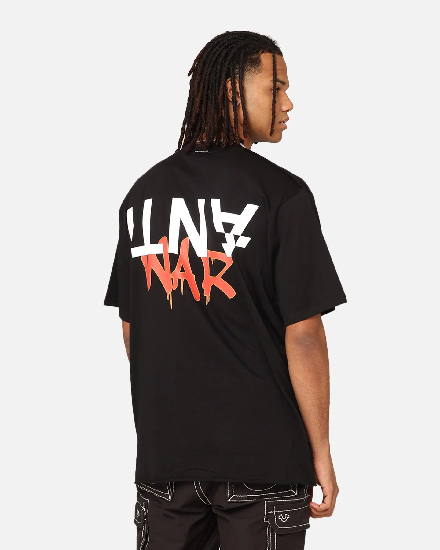 The Anti Order Anti War Baggy T-Shirt Black sold by Culture Kings product image thumbnail 2