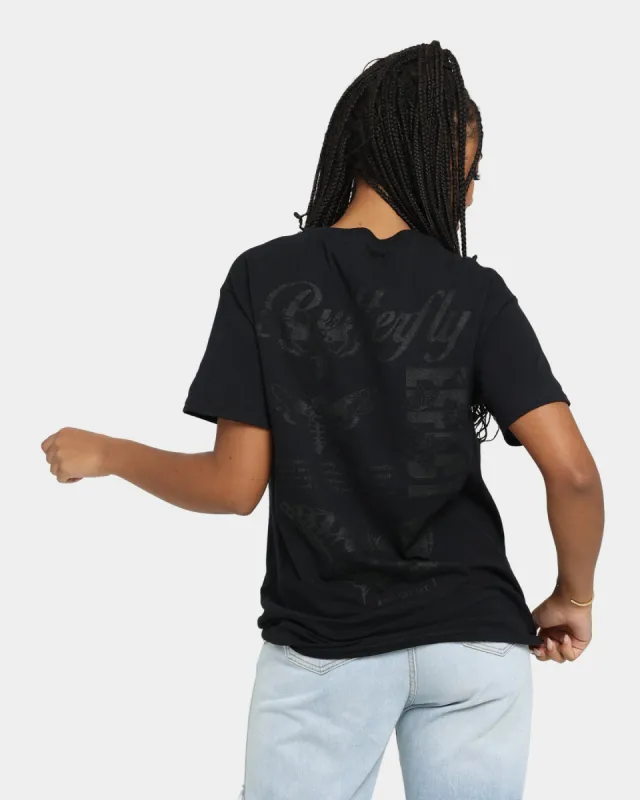 Rats Get Fat Butterfly Effect Vintage T-Shirt Black/Black sold by Culture Kings