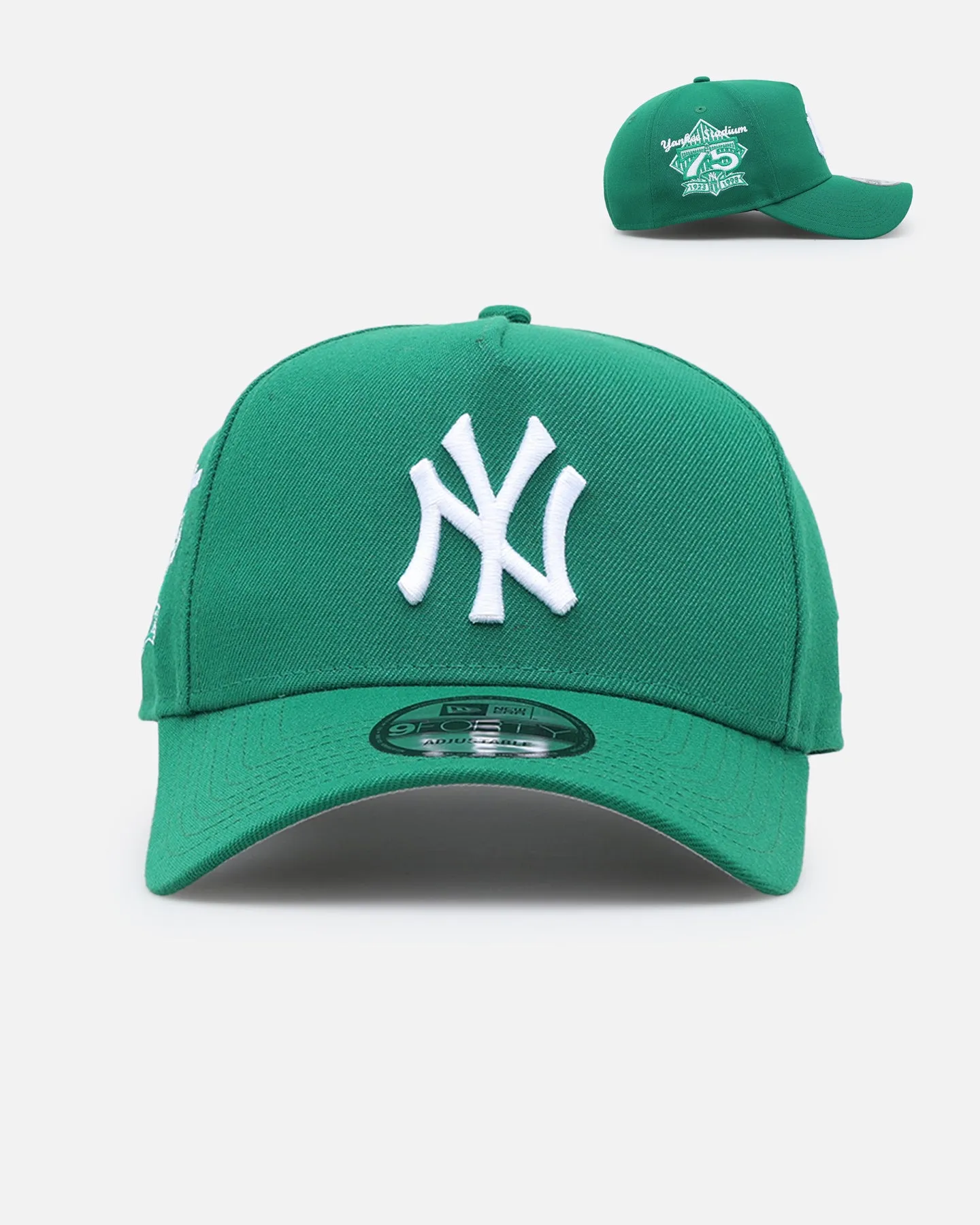 New Era New York Yankees 'Polychromatic' 9FORTY A-Frame Snapback Kelly Green sold by Culture Kings