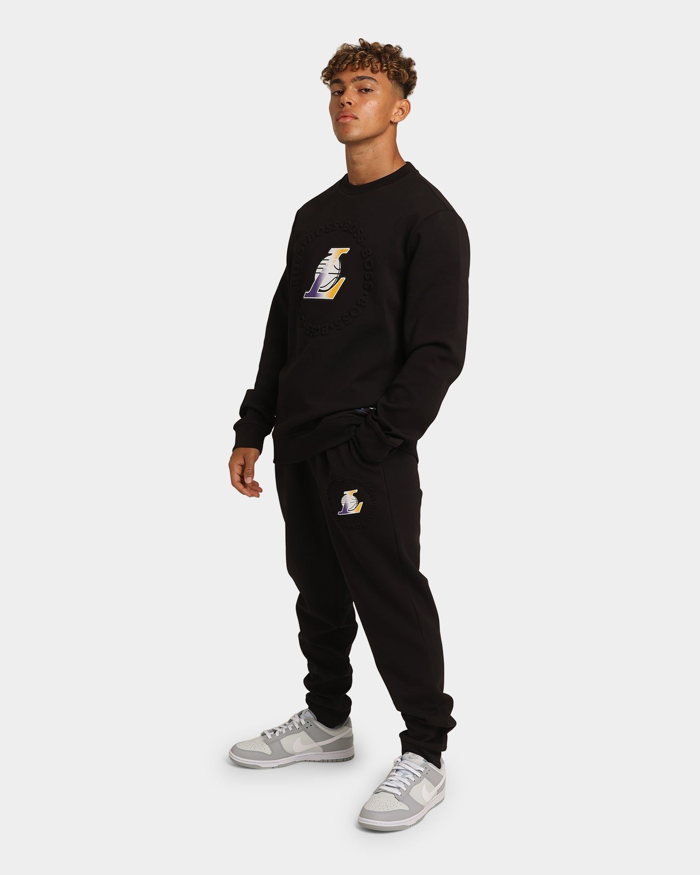 Hugo Boss X NBA Basic Jogg Los Angeles Lakers Sweat Pants Black sold by Culture Kings product image thumbnail 2