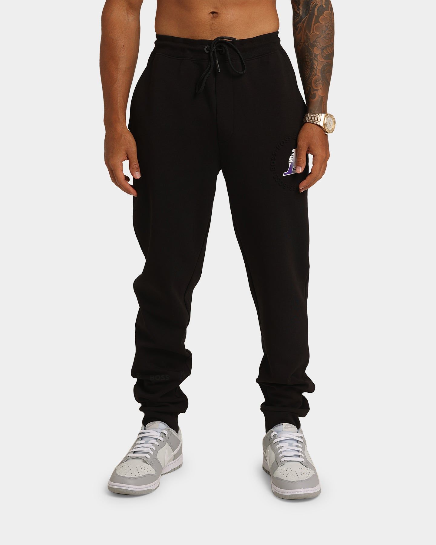 Hugo Boss X NBA Basic Jogg Los Angeles Lakers Sweat Pants Black sold by Culture Kings product image thumbnail 3