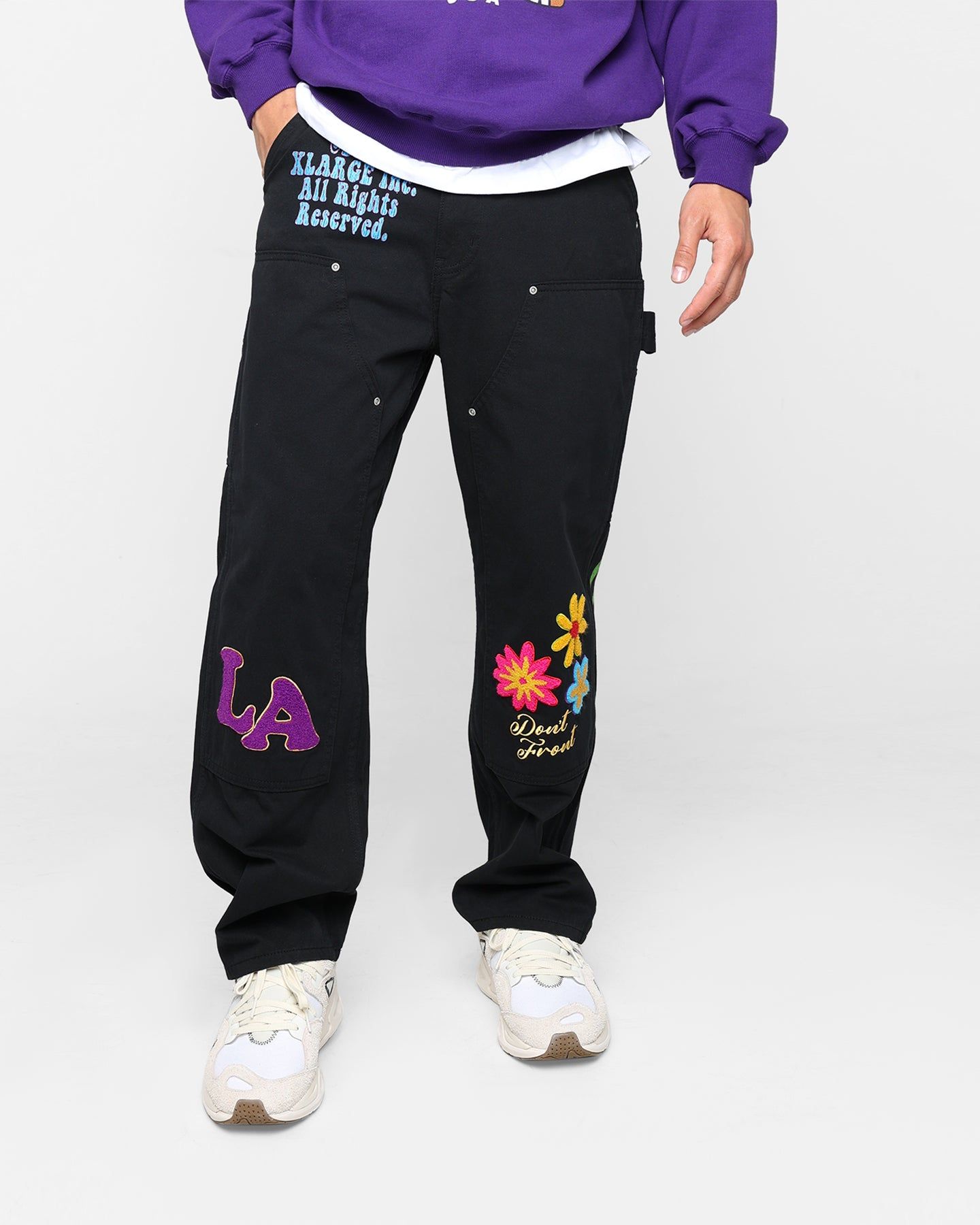 X-Large Daisy Double Knee Work Pants Black sold by Culture Kings