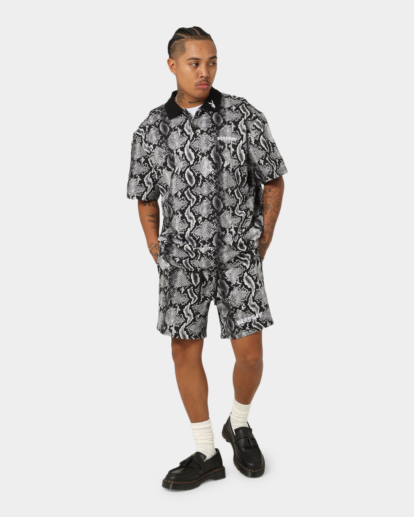 Playboy By CK Snake Shorts Grey/Black sold by Culture Kings product image thumbnail 2