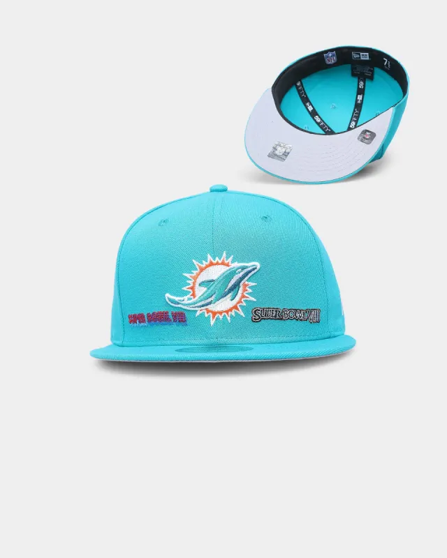 New Era Miami Dolphins 'Super Bowl Past Champions' 59FIFTY Fitted OTC sold by Culture Kings