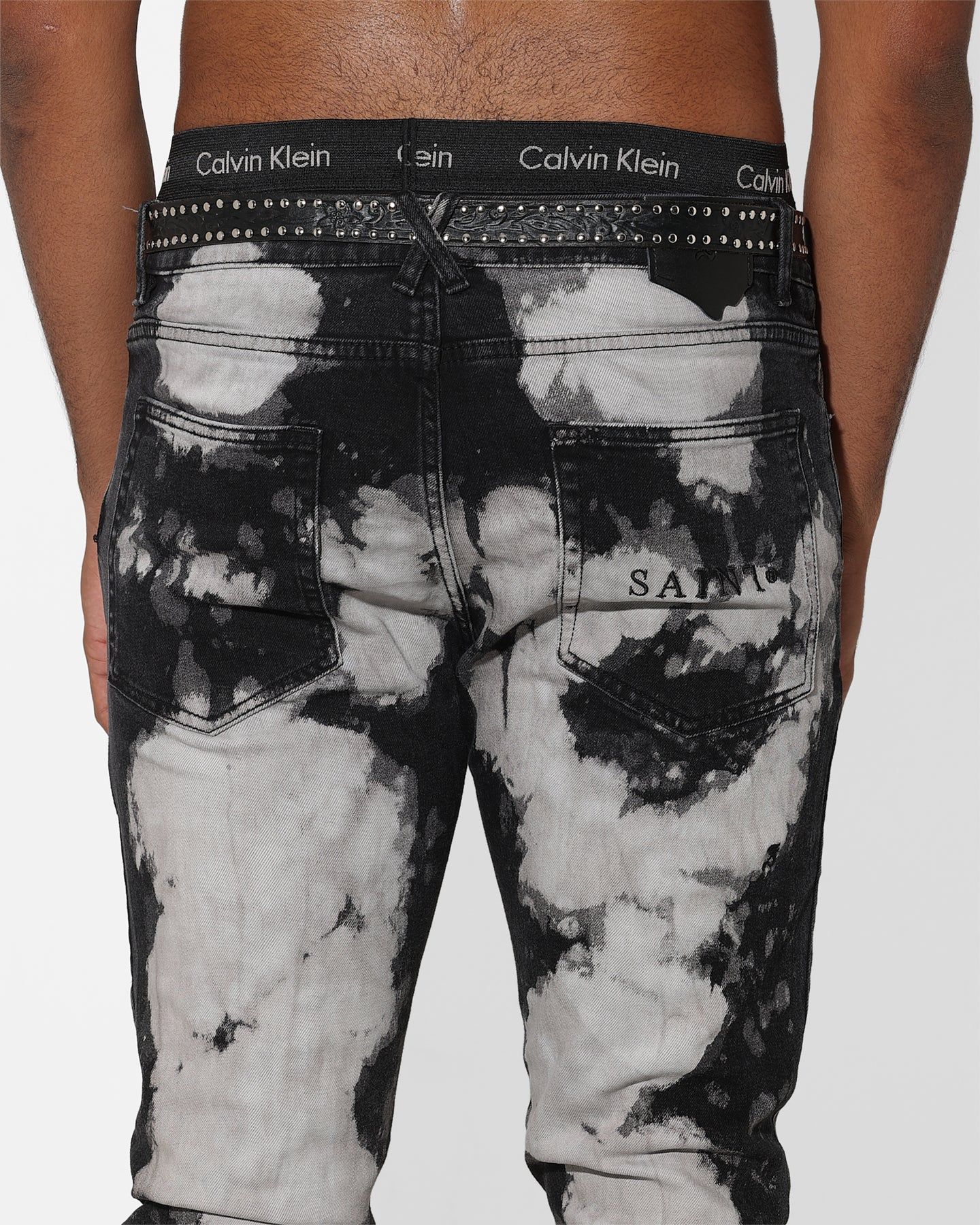 Saint Morta Splat Jeans Black/Grey sold by Culture Kings product image thumbnail 8