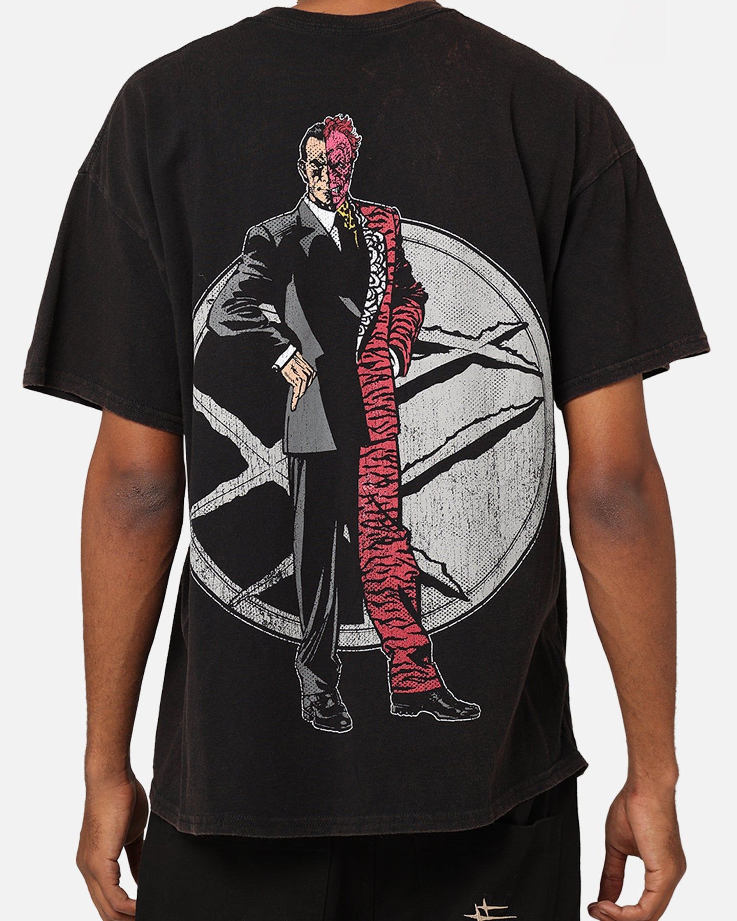 Goat Crew X DC Batman Two Face Vintage T-Shirt Black Wash sold by Culture Kings product image thumbnail 5