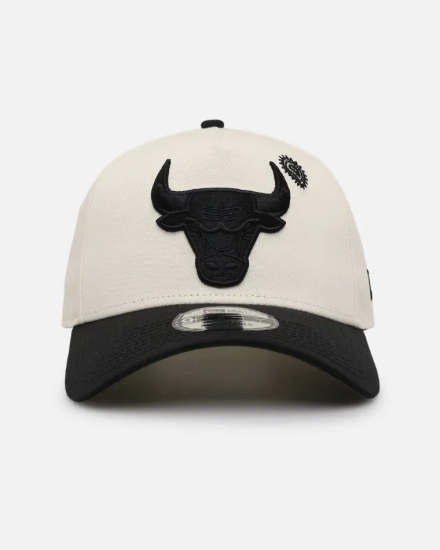 New Era Chicago Bulls 'Paisley Hit' 9FORTY A-Frame Snapback Chrome White/Black sold by Culture Kings