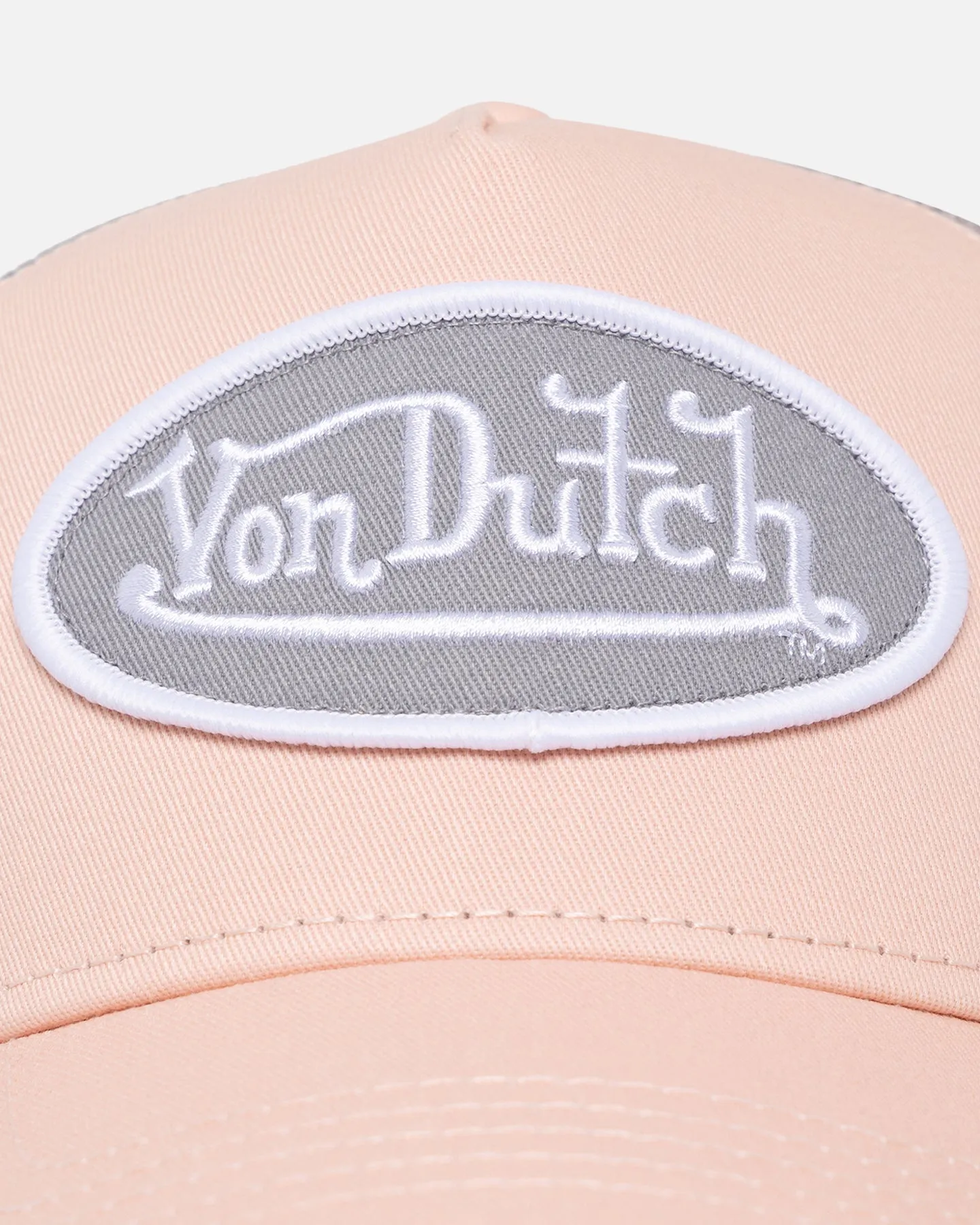 Von Dutch Coral And Grey Trucker Snapback Coral sold by Culture Kings product image thumbnail 5