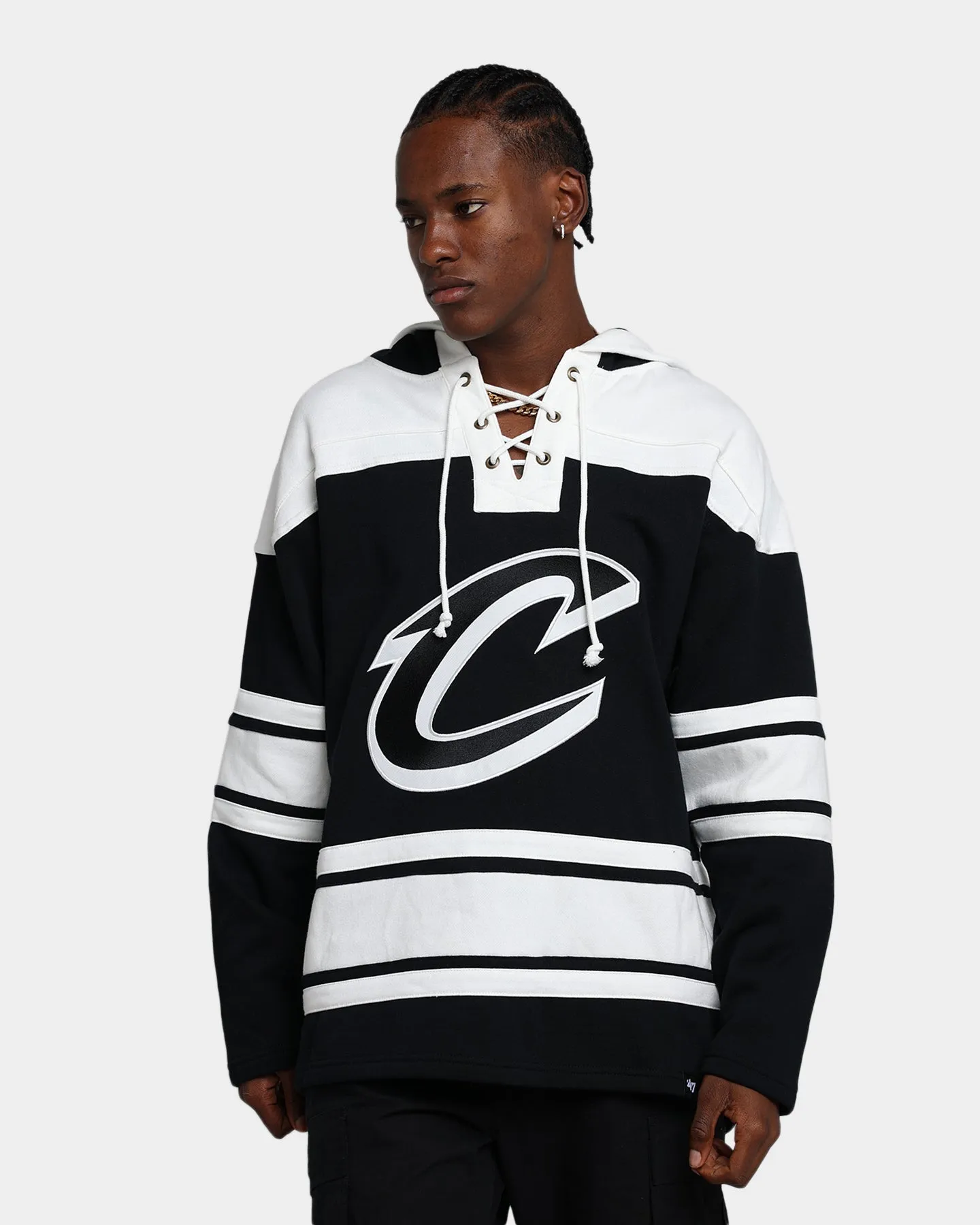 47 Brand Cleveland Cavaliers Superior Lacer Hoodie Jet Black sold by Culture Kings
