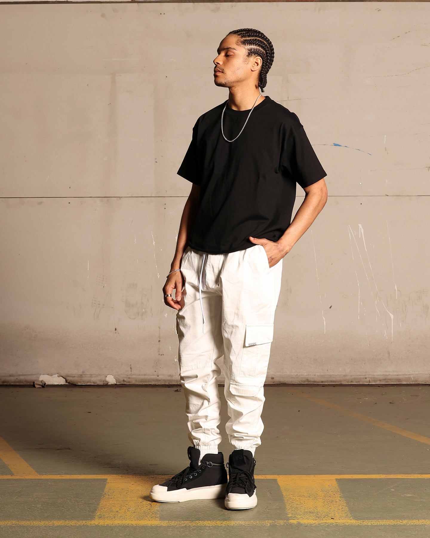 Saint Morta Utility Joggers Off White sold by Culture Kings product image thumbnail 2