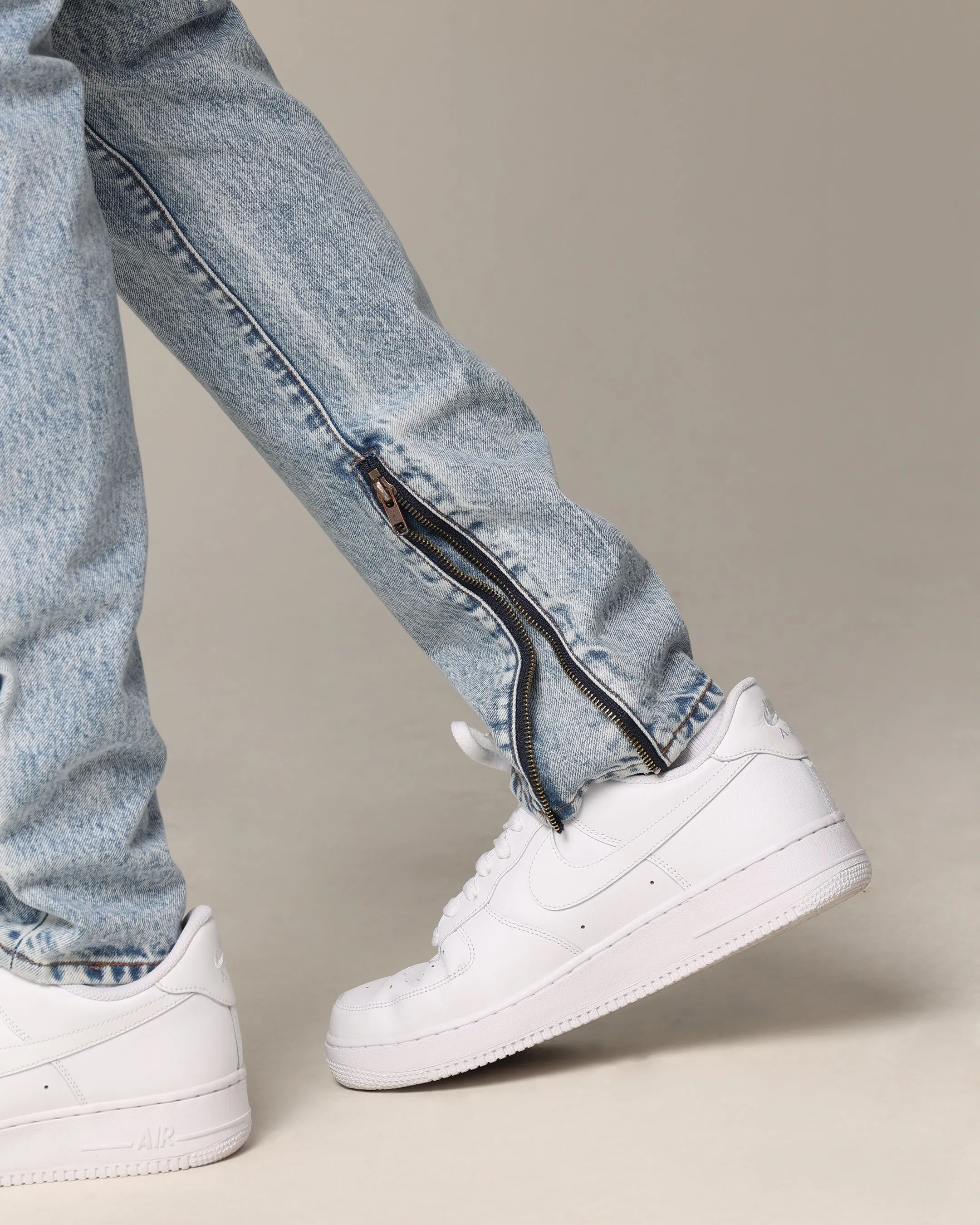 Saint Morta Inferno Fimi Jeans Blue Acidwash sold by Culture Kings product image thumbnail 4