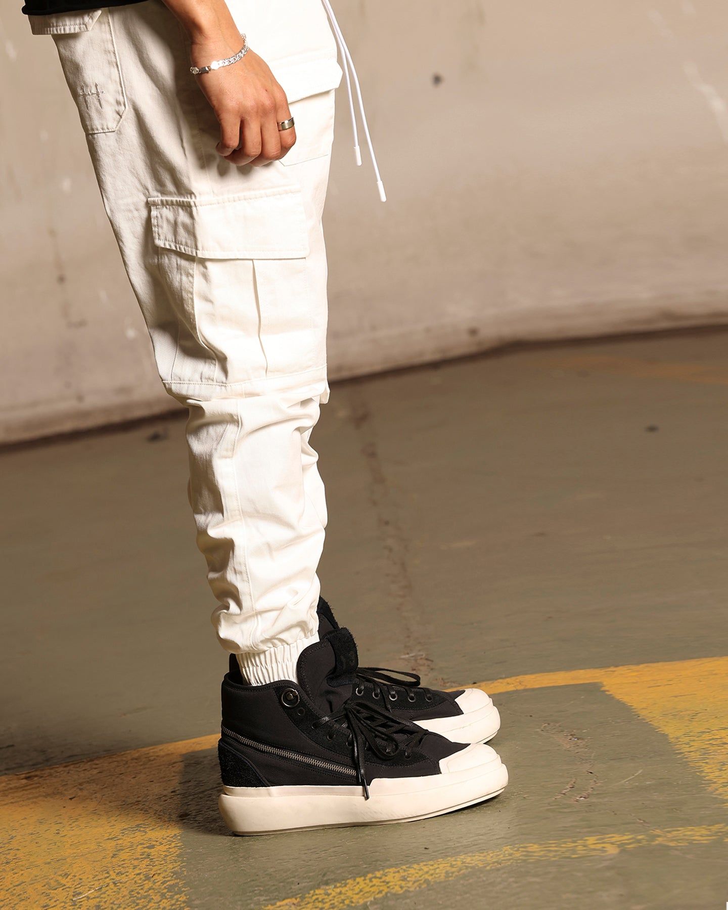 Saint Morta Utility Joggers Off White sold by Culture Kings product image thumbnail 3