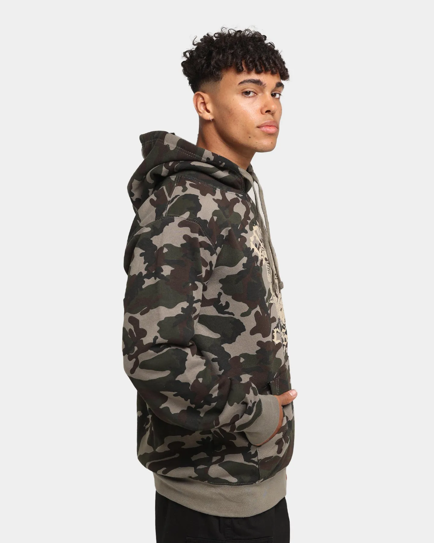 Crooks & Castles Medusa Gothic Hoodie Camo sold by Culture Kings product image thumbnail 5