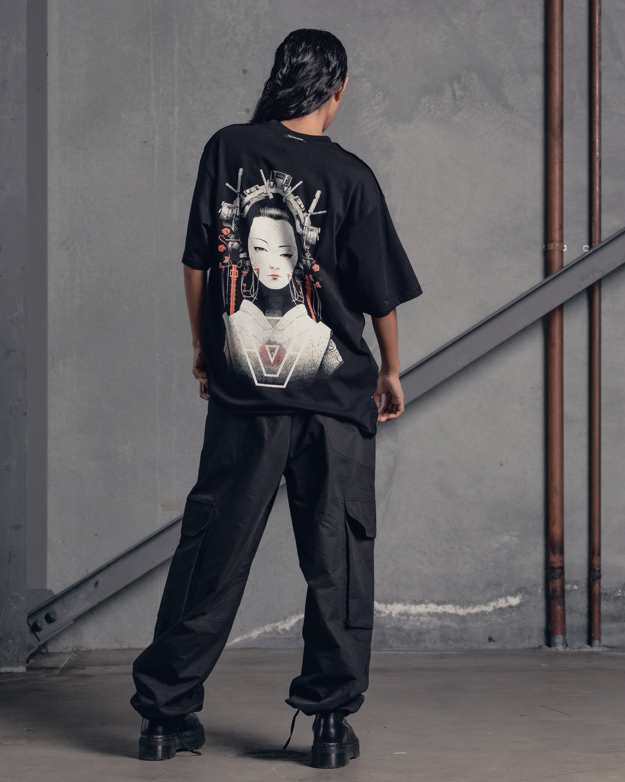 The Anti Order Geisha Baggy T-Shirt Black sold by Culture Kings product image thumbnail 2