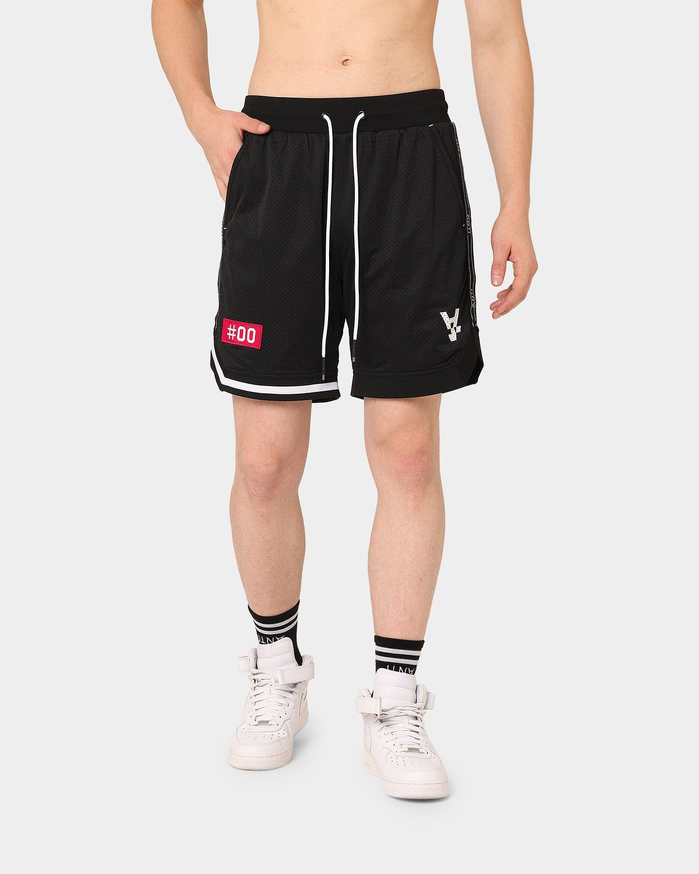 The Anti Order Off Season Basketball Shorts Black/White sold by Culture Kings