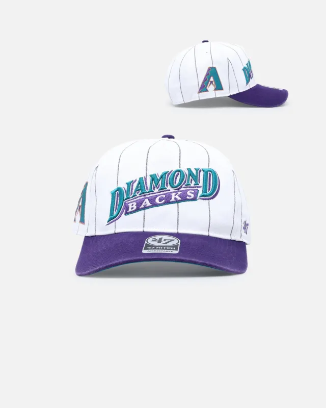 47 Brand Arizona Diamondbacks 'Double Header Pinstripe' '47 Hitch Snapback White sold by Culture Kings
