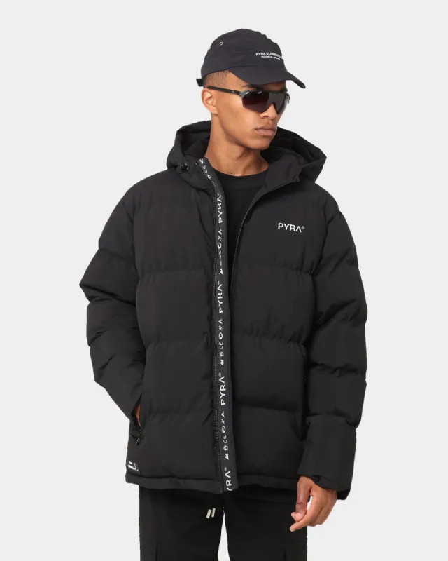 PYRA Alpine Puffa Jacket Black sold by Culture Kings